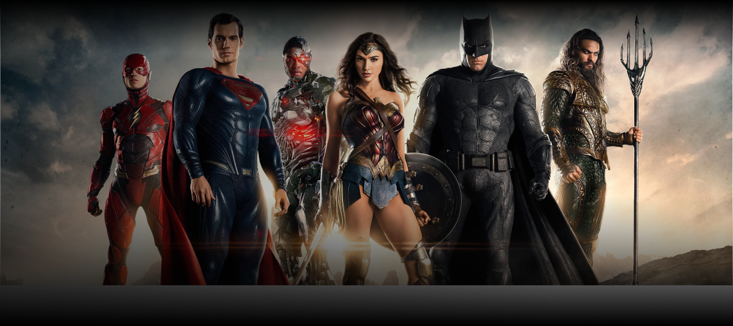 Photo de la justice league au complet